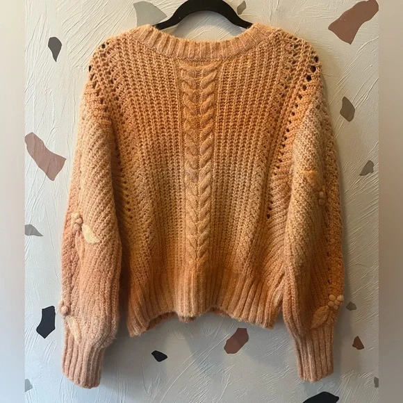 NWT Anthropologie Bauble V-Neck Sweater size S - Picture 9 of 12